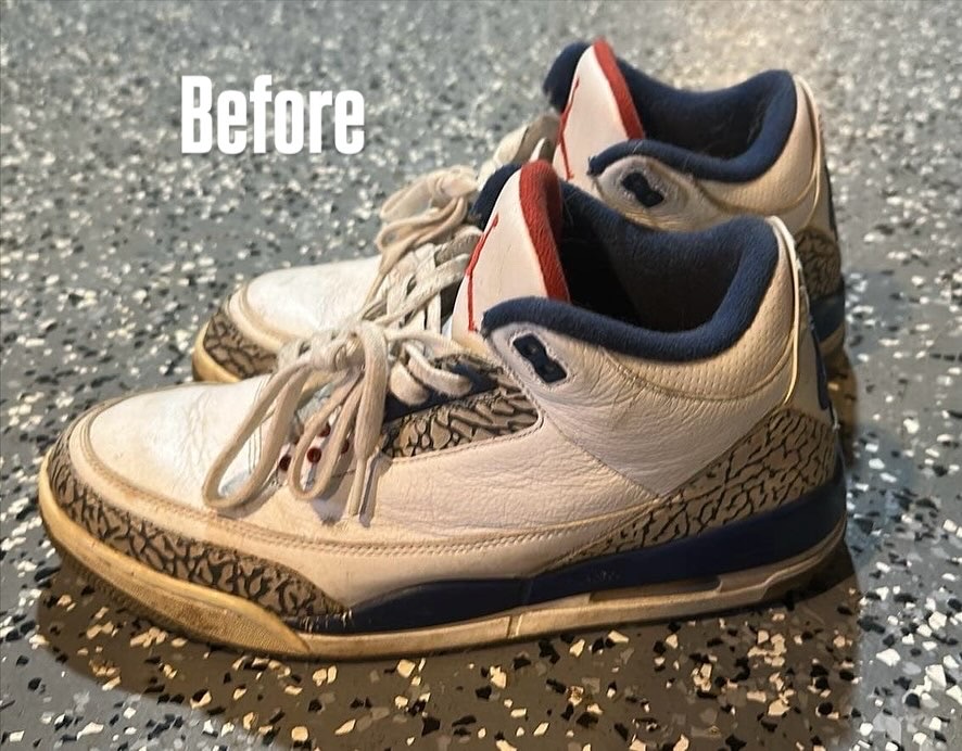 Air Jordan 3 — True Blue before restoration